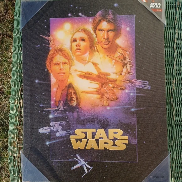 Canvas NWT Star Wars Art On - Picture 1 of 8